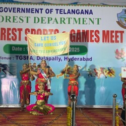 Environmental Conservation and to be recognised by the Government of Telangana, Forest Department, with an award for our contribution towards Environmental Awareness through Arts. Environmental Conservation and to be recognised by the Government of Telangana, Forest Department, with an award for our contribution towards Environmental Awareness through Arts.
